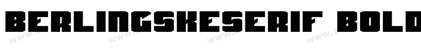 berlingskeserif bold字体转换
